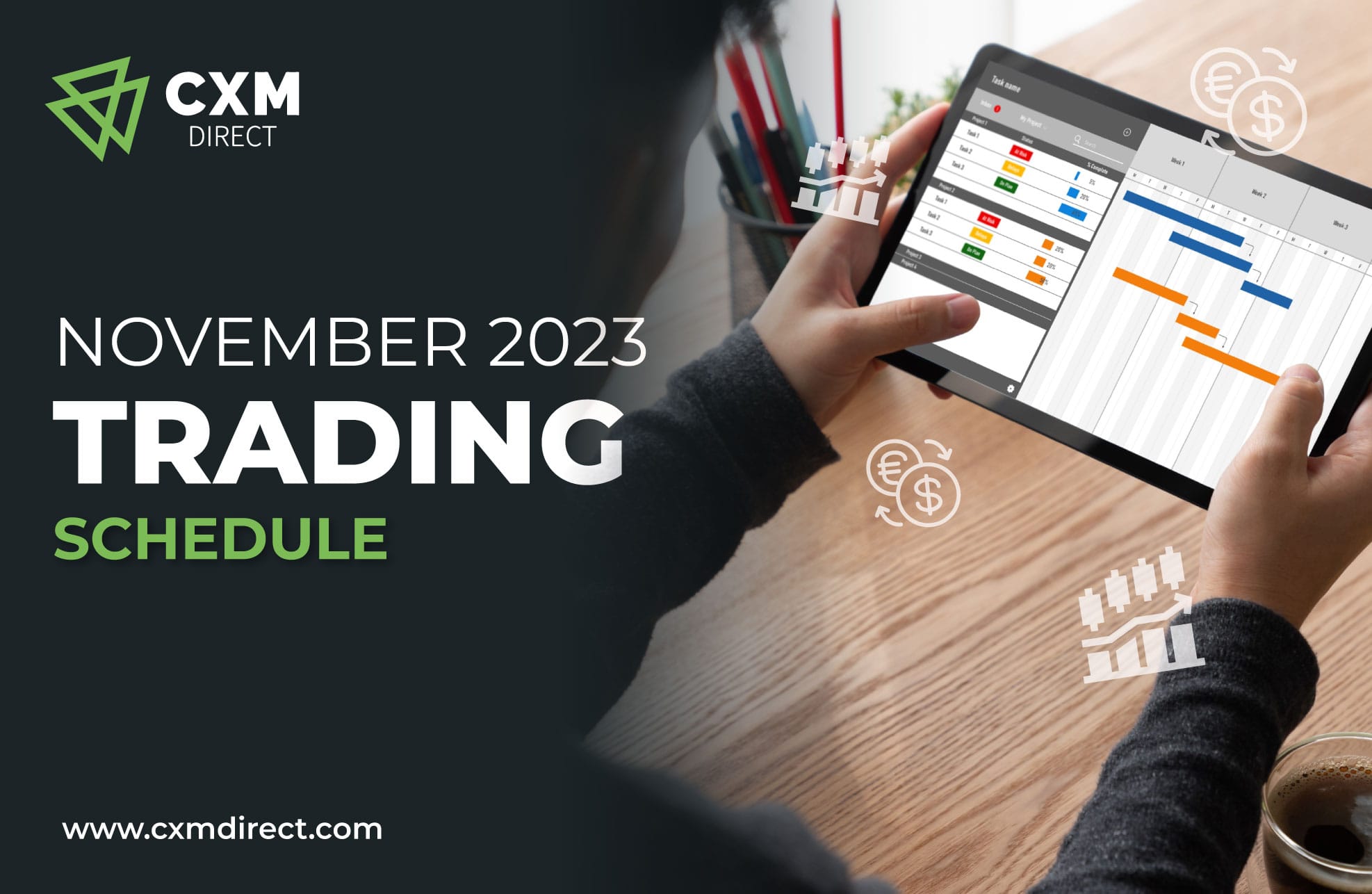 CXM Direct：2023 年 11 月交易时间表