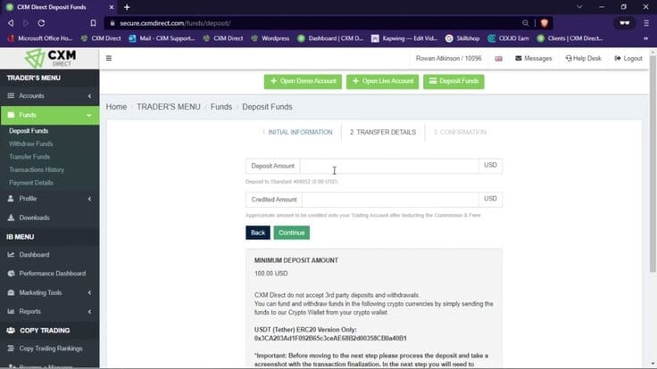 如何入金 USDT ERC20